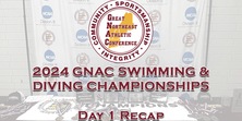 Norwich Leads Both GNAC Men’s and Women’s Swimming & Diving Championships After Day One