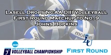 Lasell Drops NCAA DIII Volleyball First Round Matchup to No. 9 Johns Hopkins